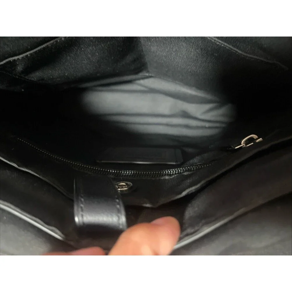 Coach Sullivan Messenger Black Pebbled Leather Crossbody Bag H1861 F29276